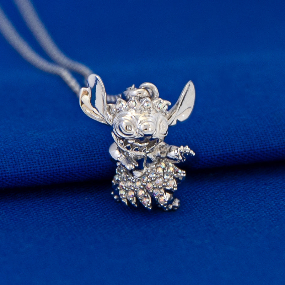 Disney100 Crystal Hula Stitch Necklace