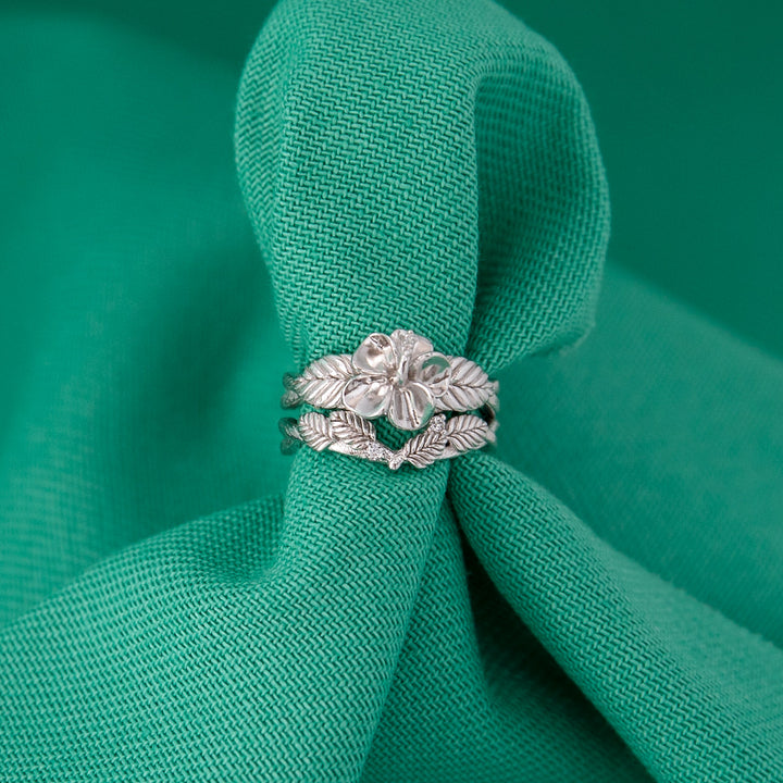 Disney X RockLove DISNEY MOANA Moana Hibiscus Stacker Rings