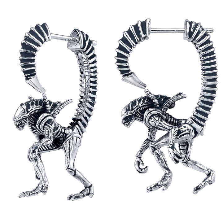 Alien X RockLove ALIEN Xenomorph Hoop Earrings