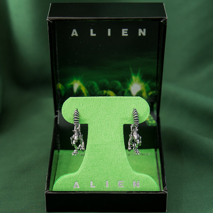 Alien X RockLove ALIEN Xenomorph Hoop Earrings