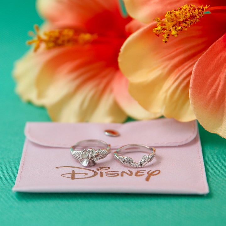 Disney X RockLove DISNEY MOANA Moana Hibiscus Stacker Rings