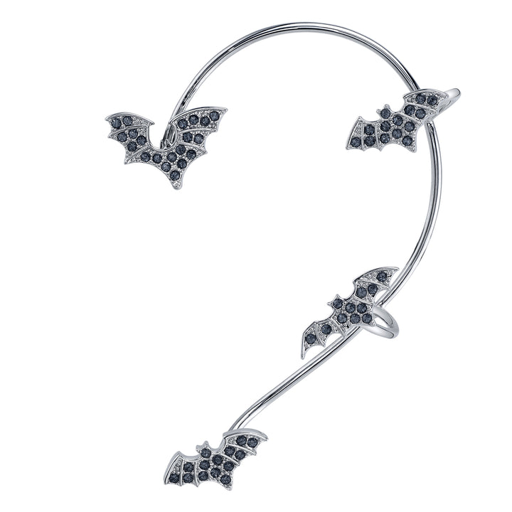 RockLove Boo-Tique Crystal Bat Ear Cuff