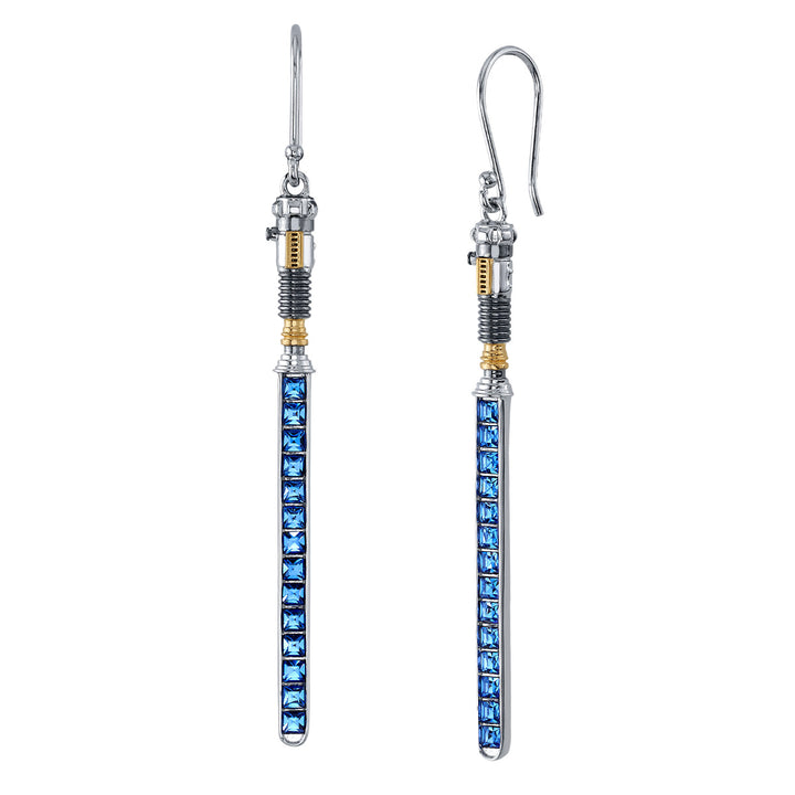 Star Wars X RockLove Obi-Wan Kenobi Crystal Lightsaber Earrings