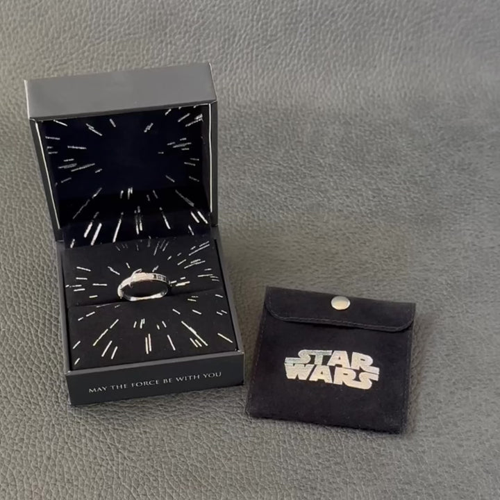 Star Wars X RockLove Darksaber Crystal Lightsaber Ring