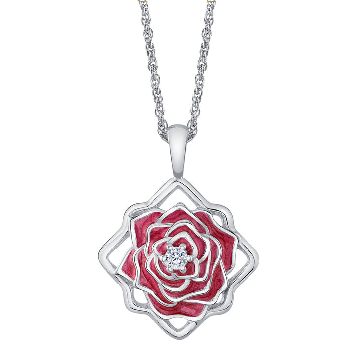 Disney X RockLove BEAUTY AND BEAST Belle Keepsake Necklace