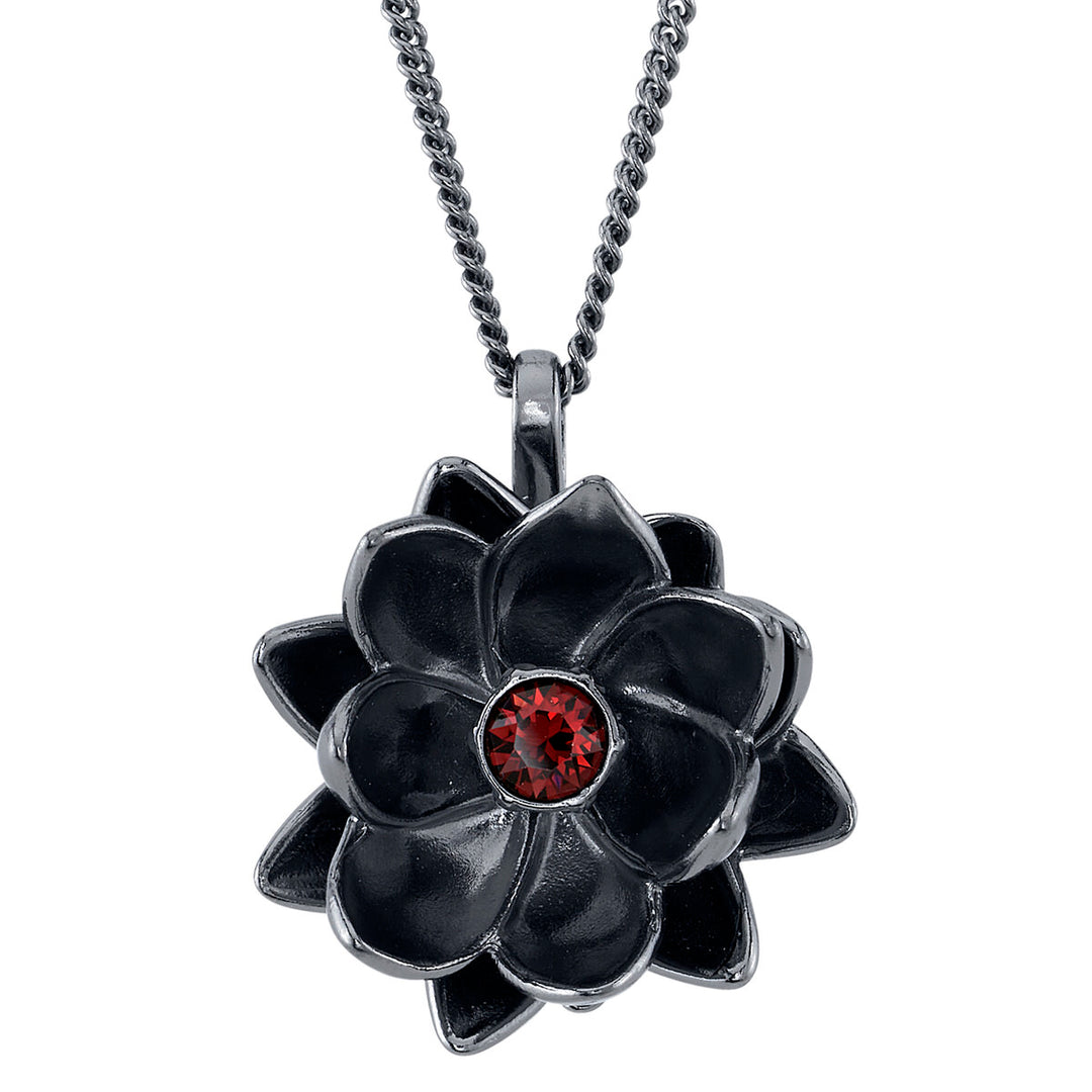 Magic: The Gathering X RockLove Black Lotus Crystal Necklace