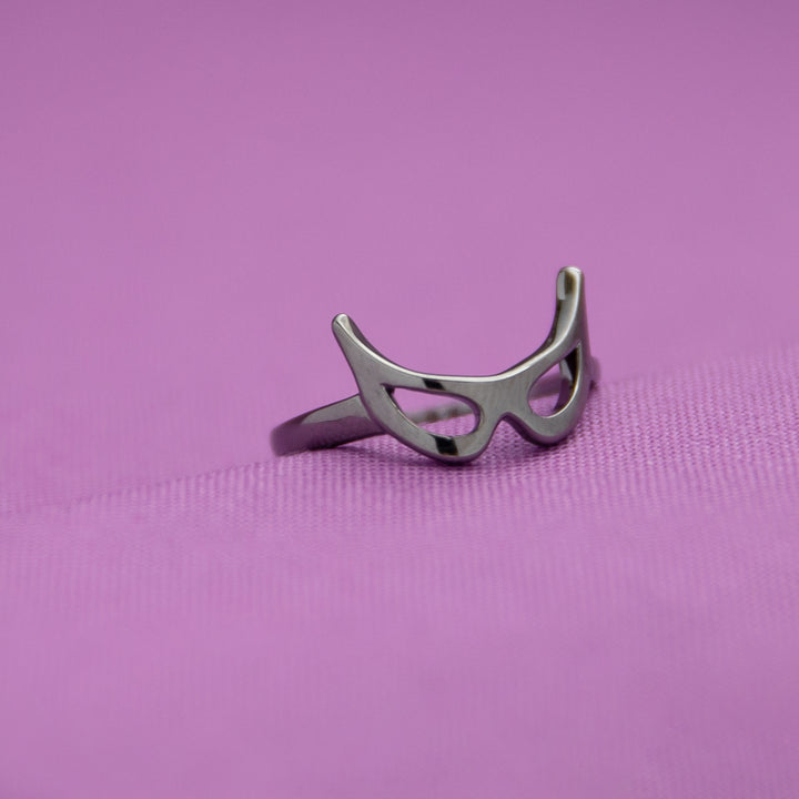 DC X RockLove Classic CATWOMAN Eartha Kitt Mask Ring