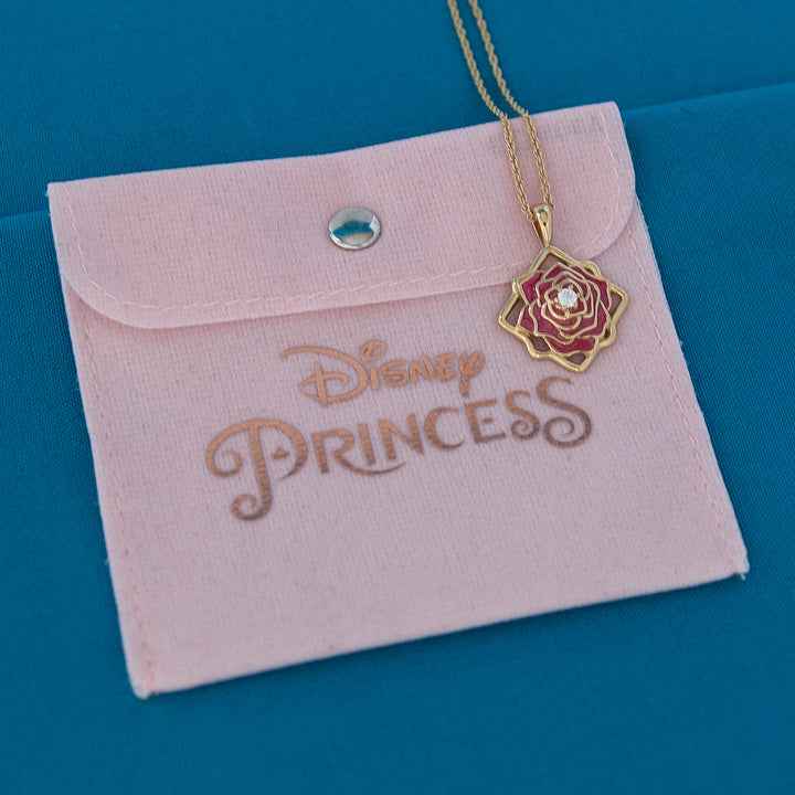 Disney X RockLove BEAUTY AND BEAST Belle Keepsake Necklace
