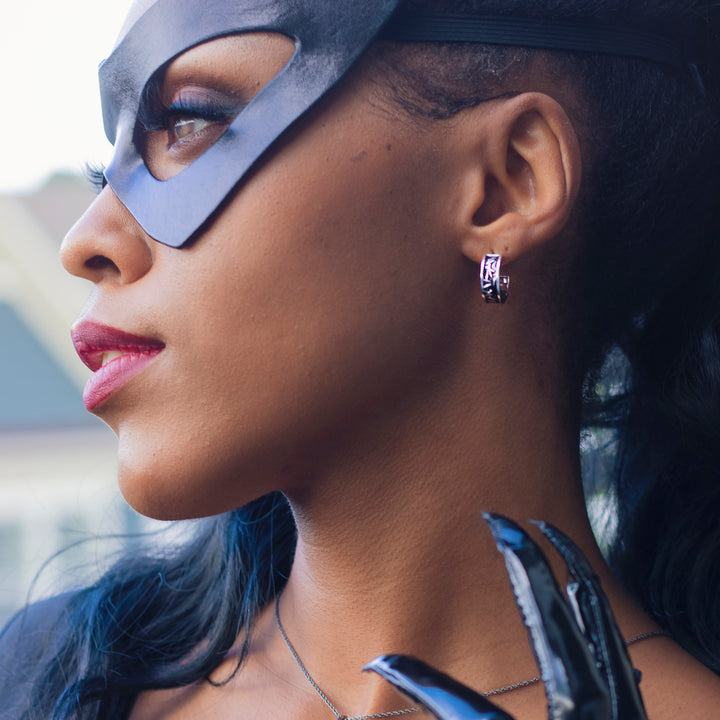 DC X RockLove Batman Returns CATWOMAN Meow Earrings