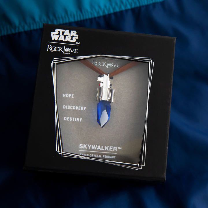 Star Wars X RockLove Skywalker Legacy Kyber Crystal Necklace