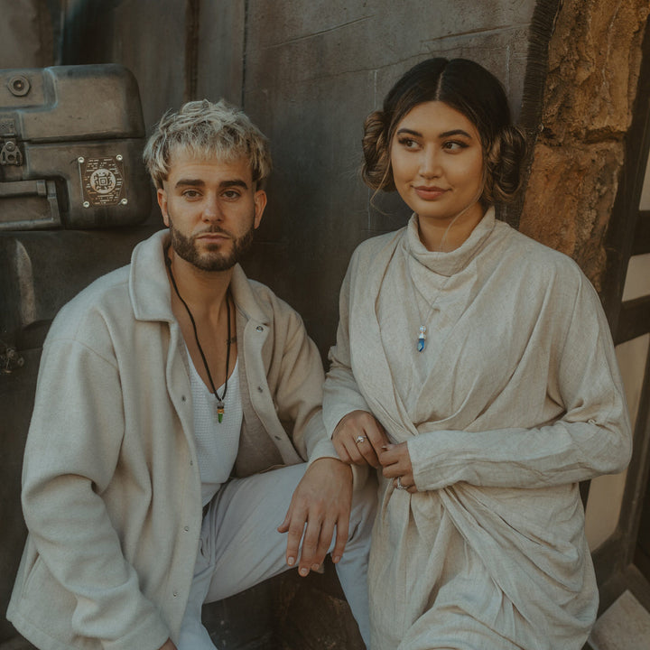 Star Wars X RockLove Luke Skywalker Kyber Crystal Necklace