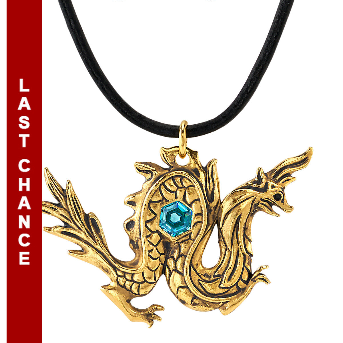 Disney x RockLove Raya and The Last Dragon Dragon Charm Necklace