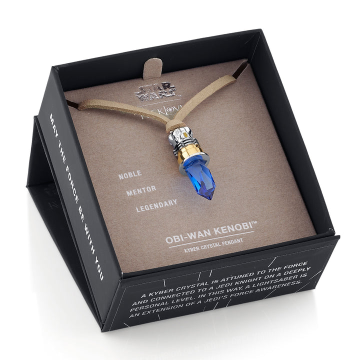Star Wars X RockLove Obi-Wan Kenobi Kyber Crystal Necklace