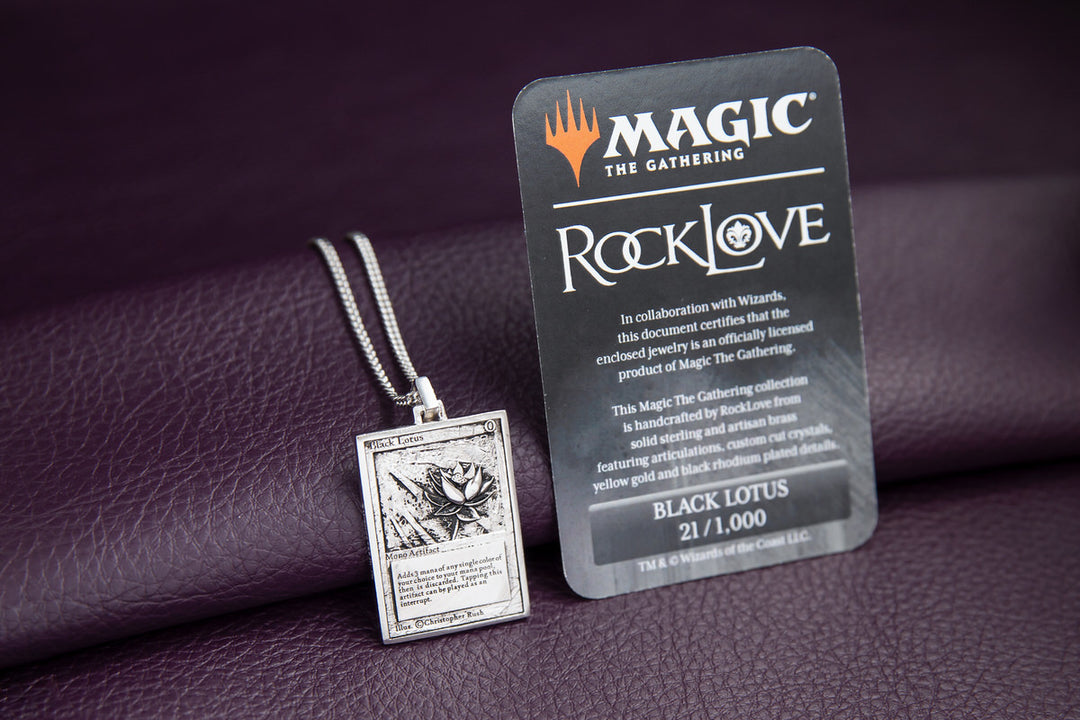 Announcing Magic: The Gathering X RockLove Official Black Lotus Jewelry Collection