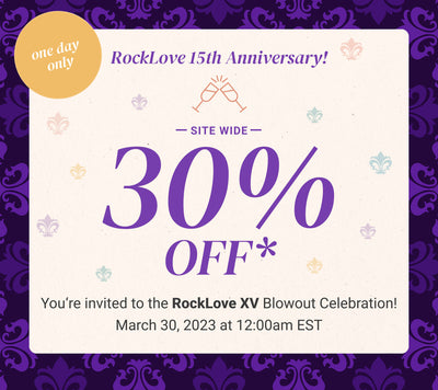 Celebrate RockLove XV - 30% off Birthday Sale