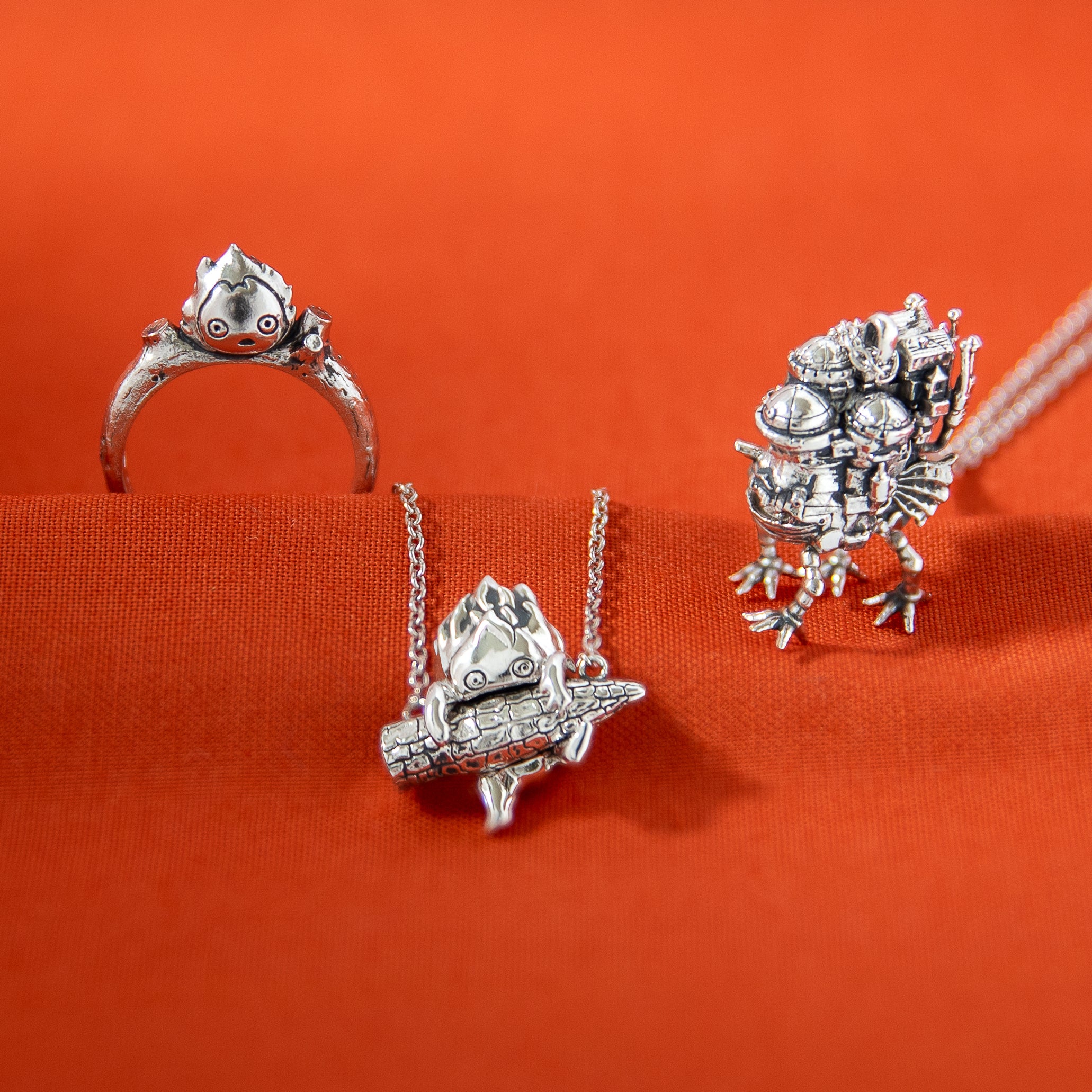 翠様　STUDIO GHIBLI JEWELRY SILVER ハウルの動く城 Studio Ghibli® | Her Universe | RockLove Howl's Moving Castle