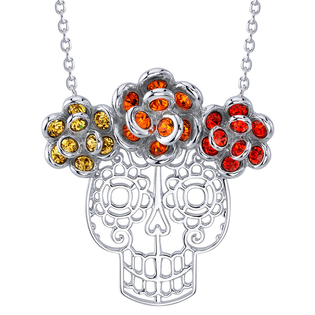 Betsey johnson sugar skull necklace hotsell