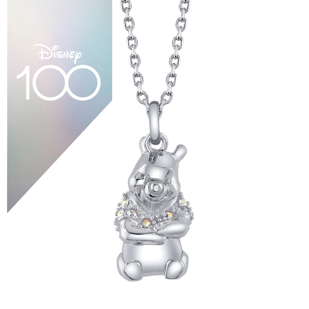 Disney X RockLove DISNEY100 Crystal Winnie the Pooh Necklace RockLove Jewelry