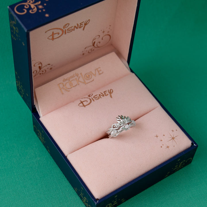 Disney X RockLove DISNEY ALADDIN Jasmine Lotus Stacker Rings