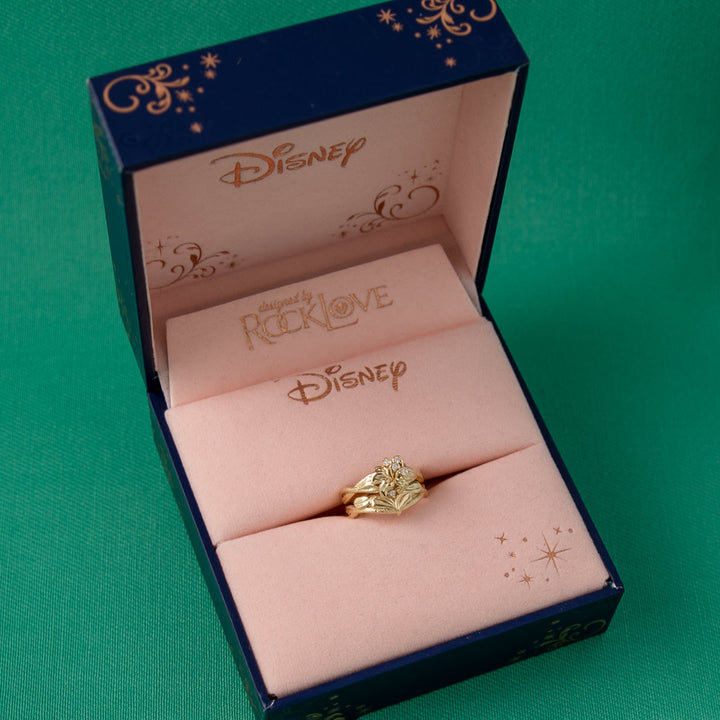 Disney X RockLove DISNEY TANGLED Rapunzel Sundrop Flower Stacker Rings
