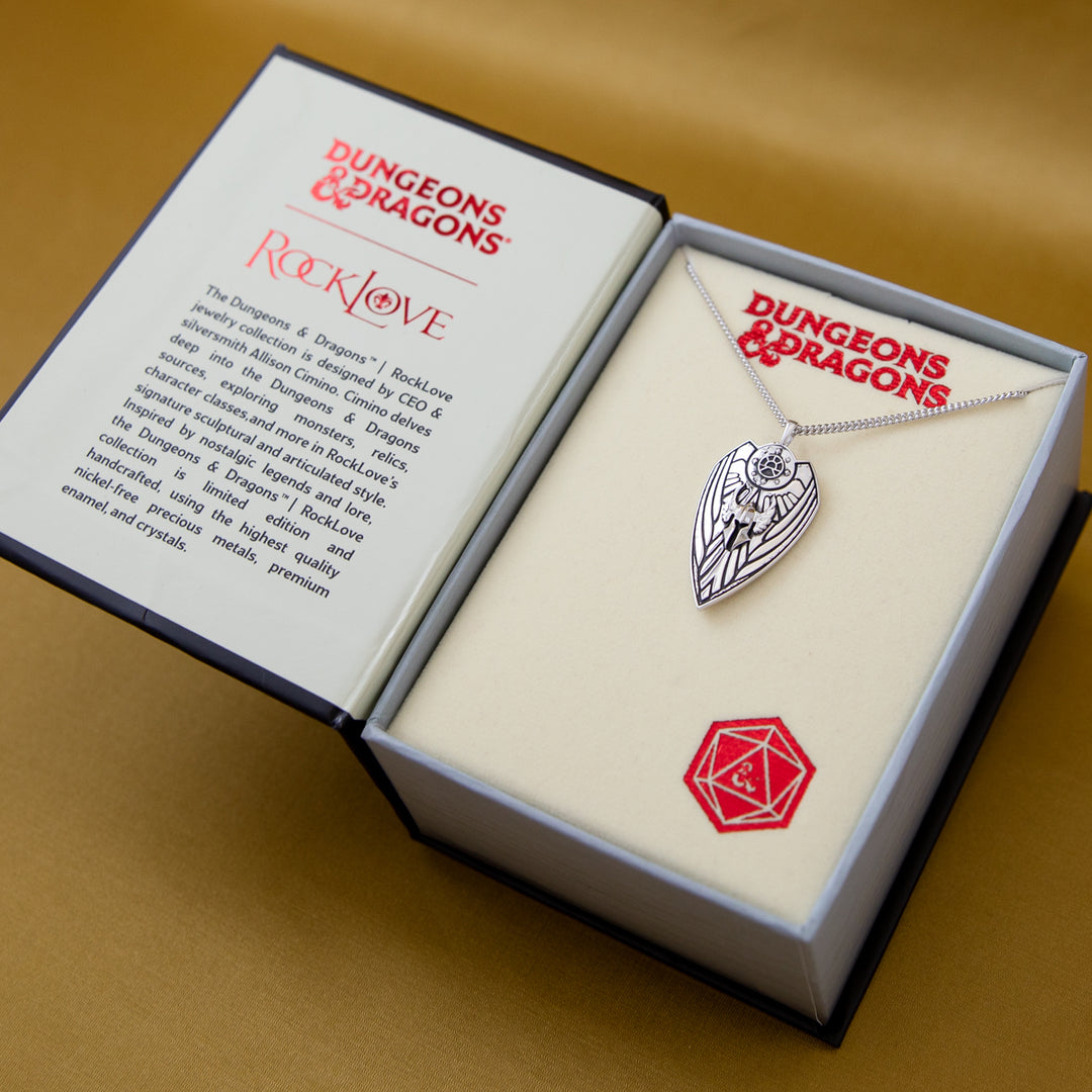 Dungeons and Dragons X RockLove Paladin Shield Necklace