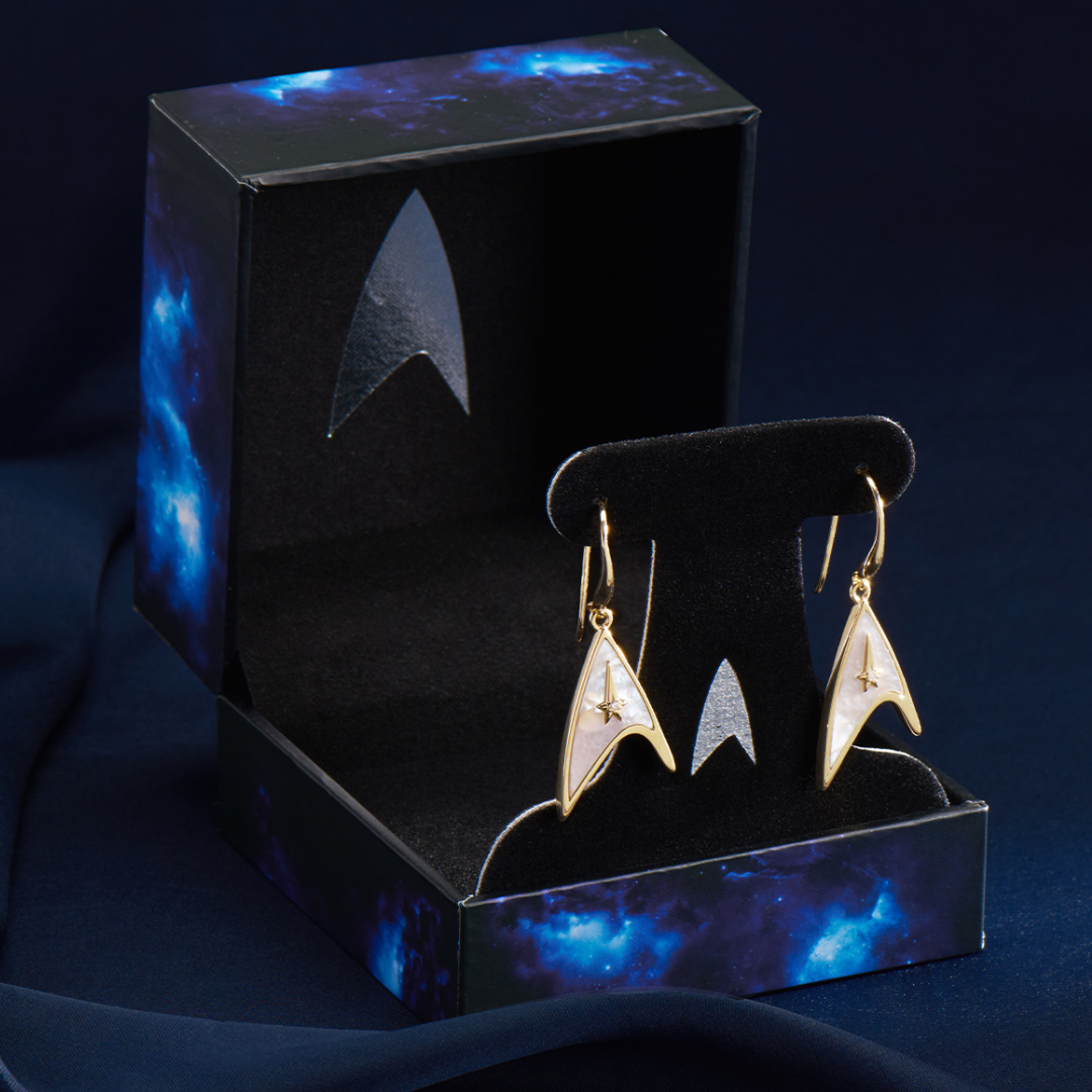 Star Trek X RockLove 60th Anniversary Diamond Earrings