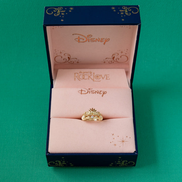 Disney X RockLove DISNEY ALADDIN Jasmine Lotus Stacker Rings