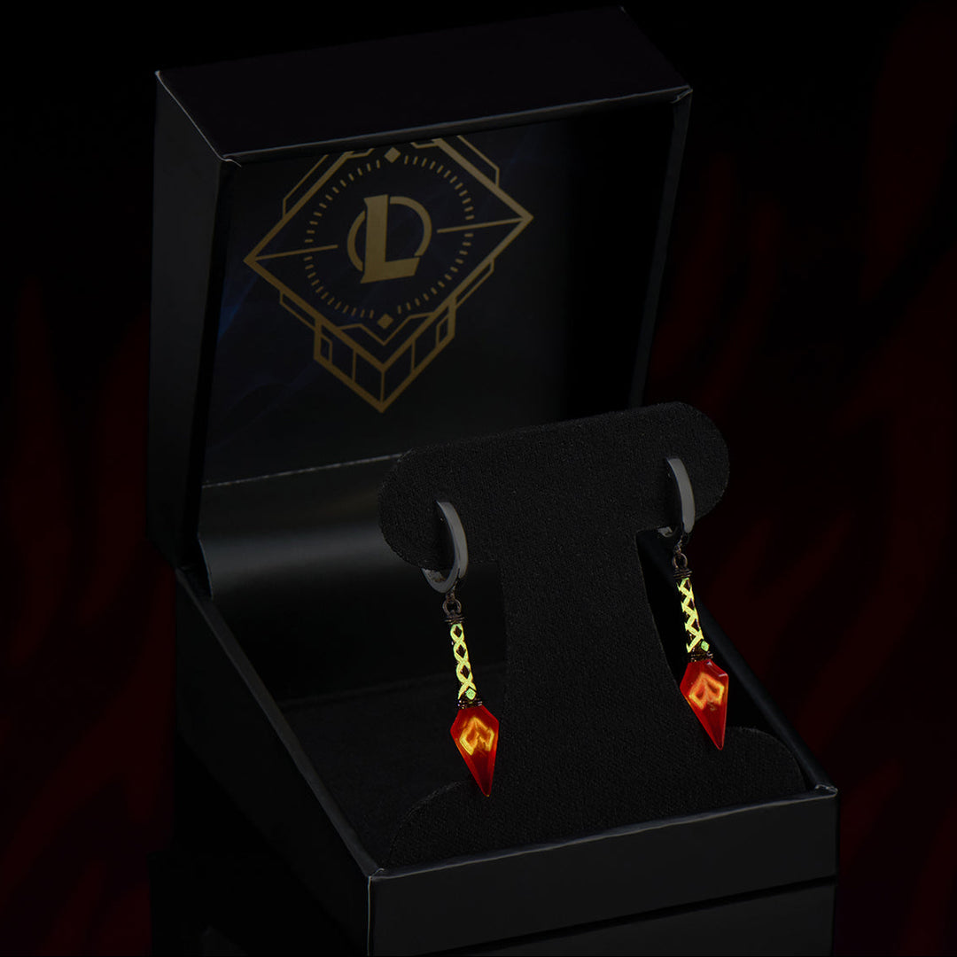 League of Legends X RockLove K/DA FIRESTARTER Light Stick Earrings