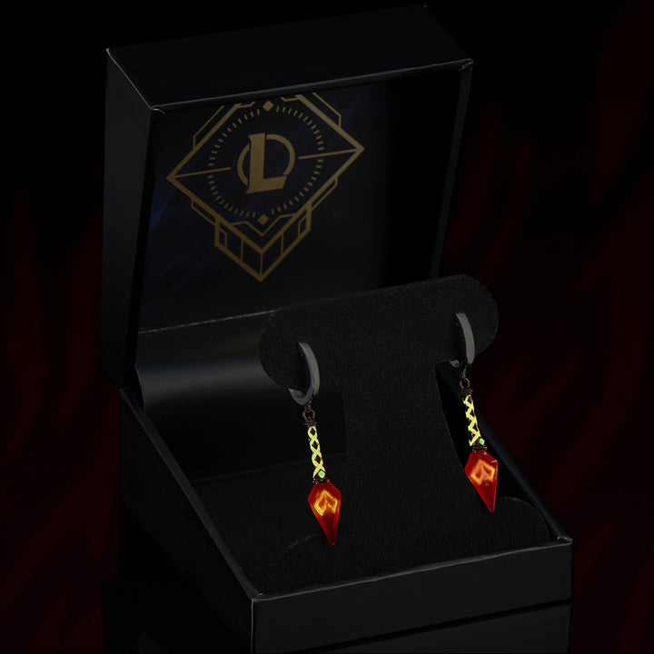 League of Legends X RockLove K/DA FIRESTARTER Light Stick Earrings
