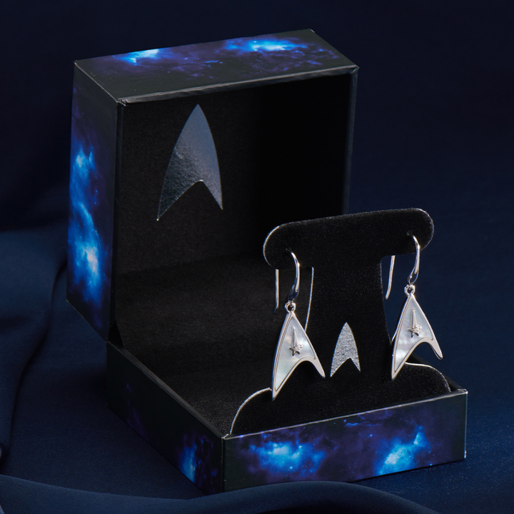Star Trek X RockLove 60th Anniversary Diamond Earrings