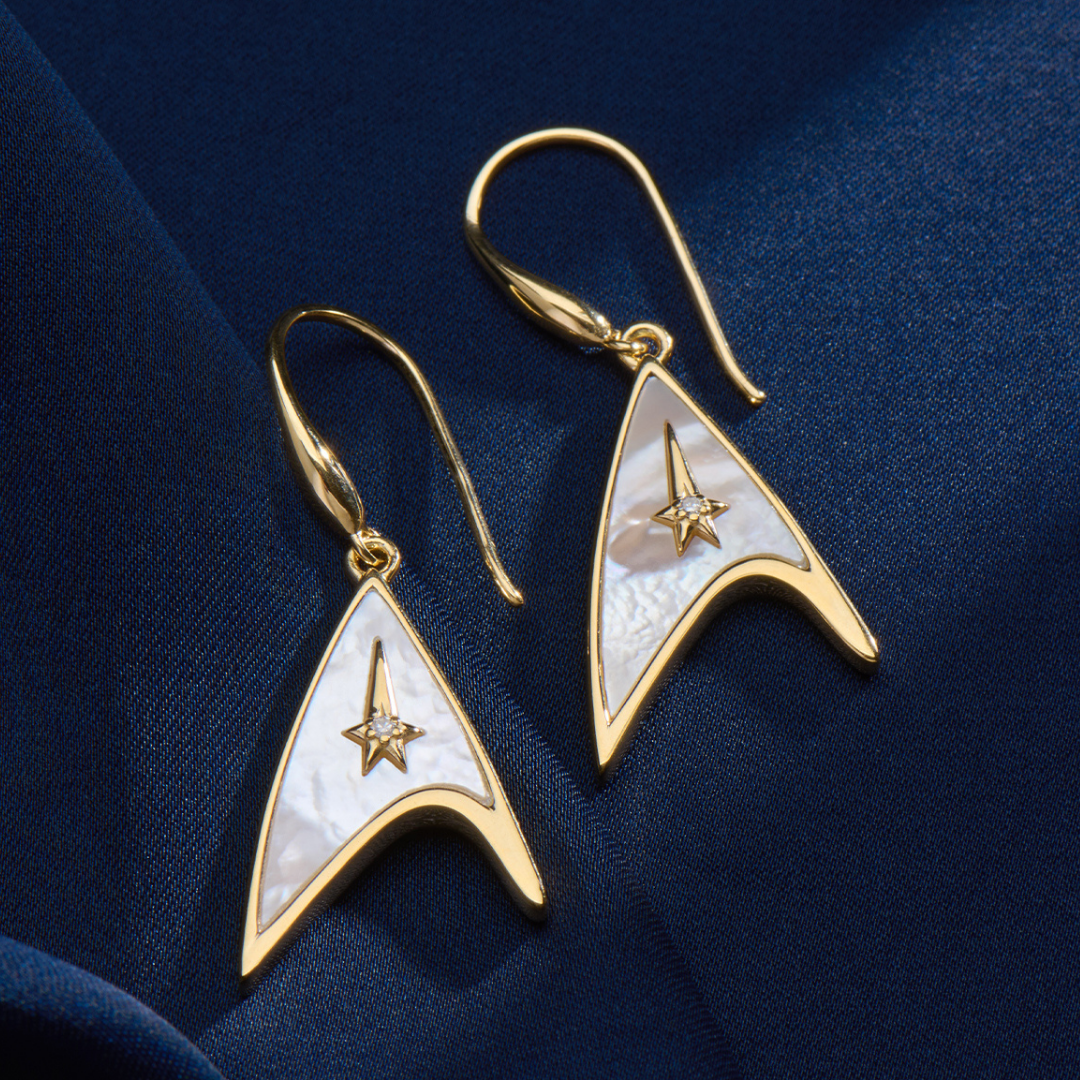 Star Trek X RockLove 60th Anniversary Diamond Earrings