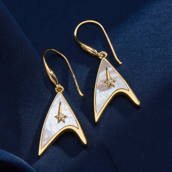 Star Trek X RockLove 60th Anniversary Diamond Earrings
