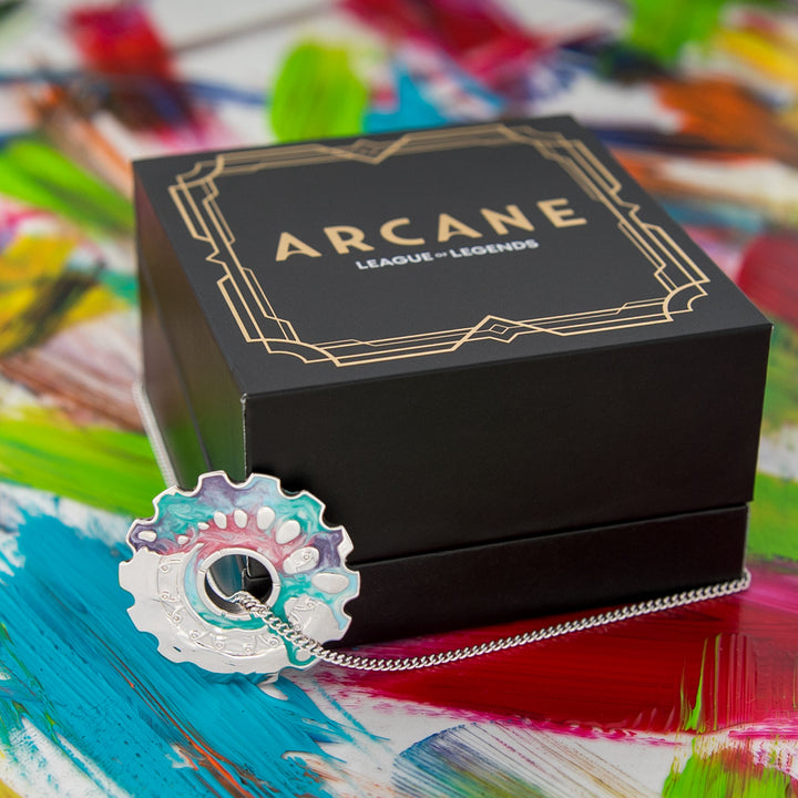 League of Legends X RockLove ARCANE Jayce and Viktor Cog Necklace