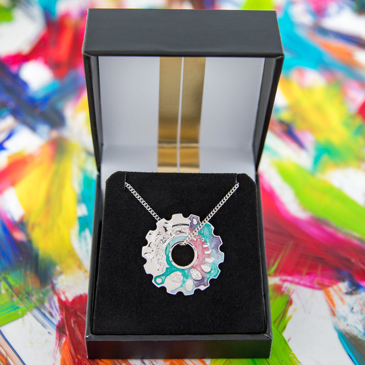 League of Legends X RockLove ARCANE Jayce and Viktor Cog Necklace