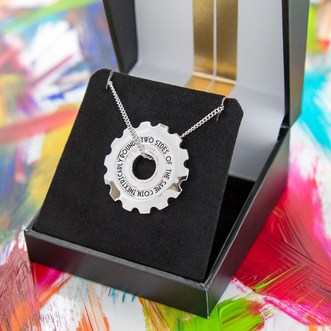 League of Legends X RockLove ARCANE Jayce and Viktor Cog Necklace