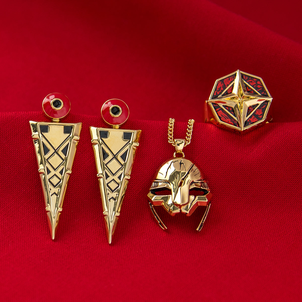 League of Legends X RockLove ARCANE Ambessa Earrings - RockLove