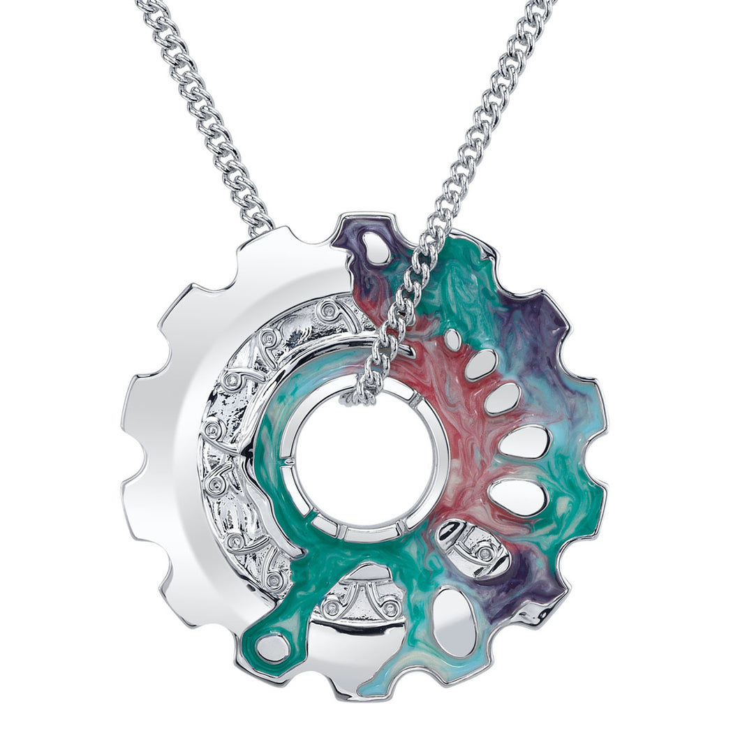 League of Legends X RockLove ARCANE Jayce and Viktor Cog Necklace