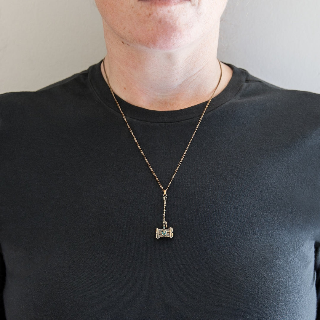 League of Legends X RockLove ARCANE Jayce Mercury Hammer Necklace