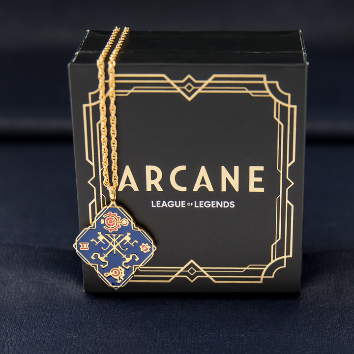 League of Legends X RockLove ARCANE Caitlyn and Vi Mad World Necklace