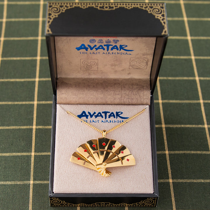 Avatar The Last Airbender X RockLove Kyoshi Warrior Fan Necklace