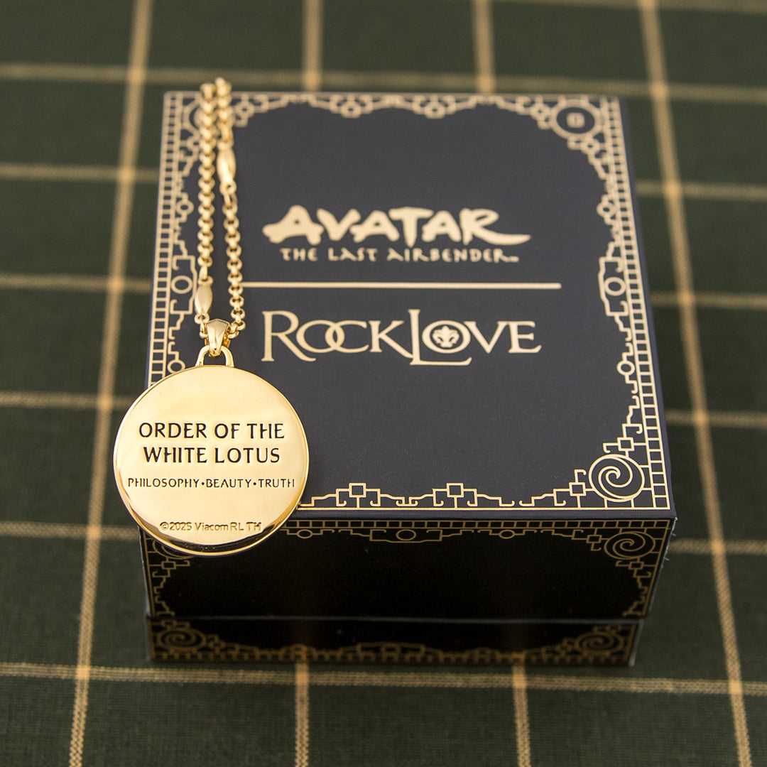 Avatar The Last Airbender X RockLove White Lotus Necklace
