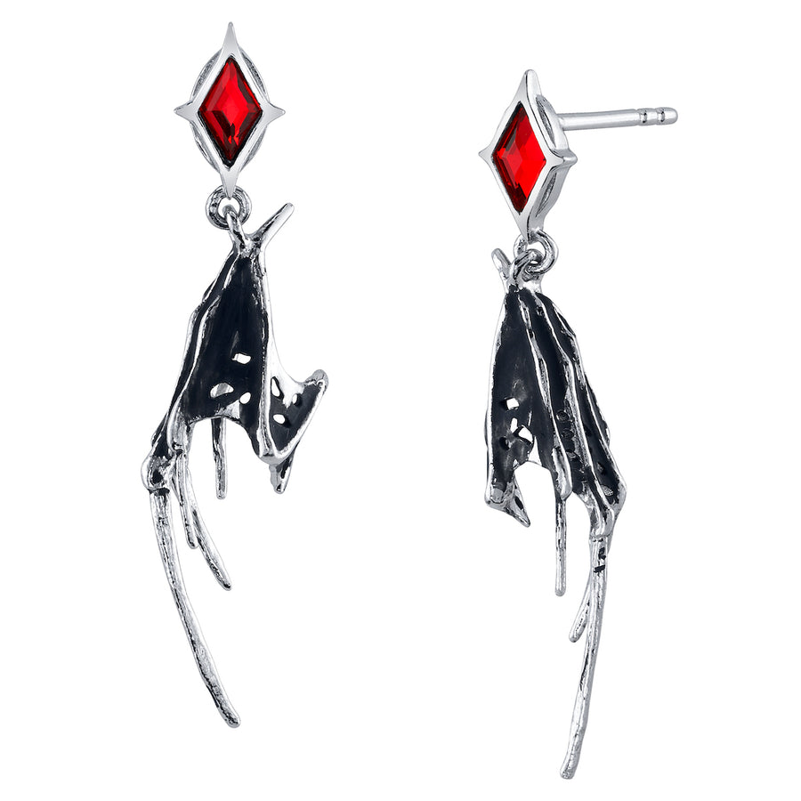 Alchemy Gothic Lilith earrings Donna Orecchino colore argento peltro