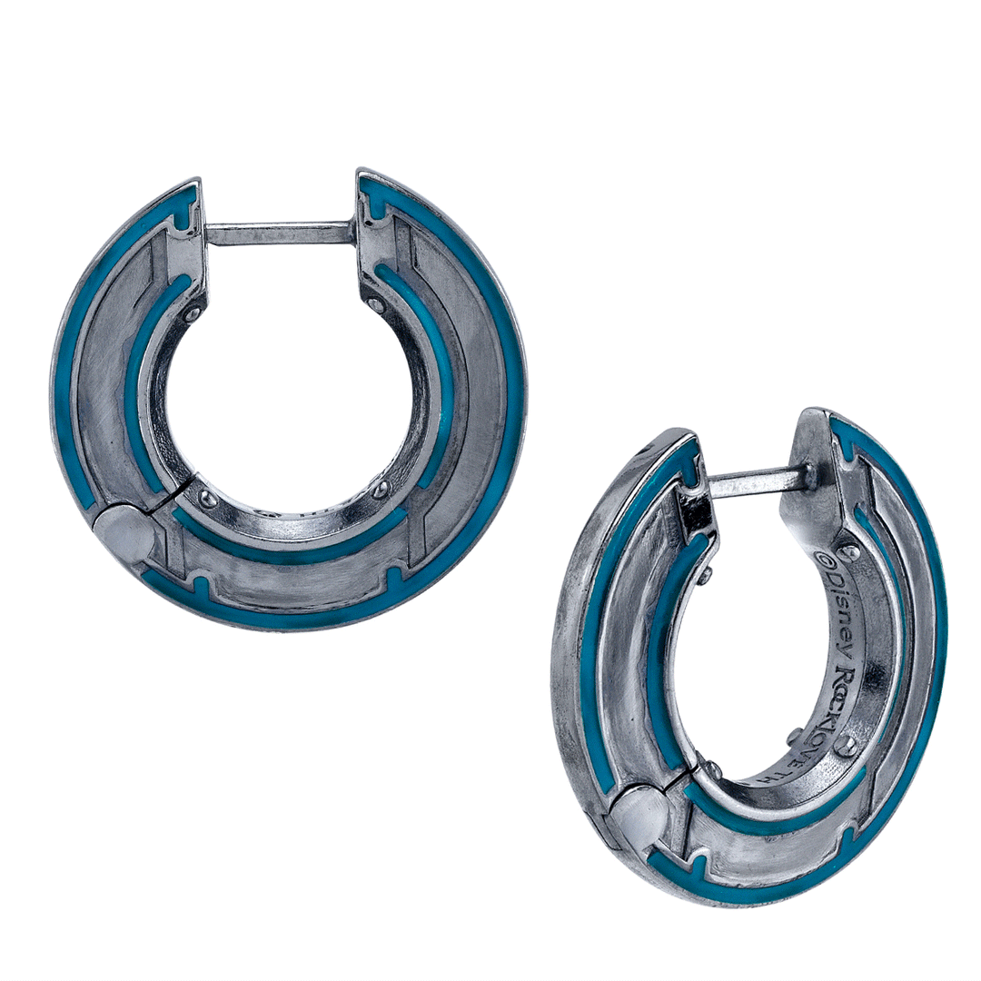 Disney X RockLove TRON LEGACY Flynn Identity Disc Earrings