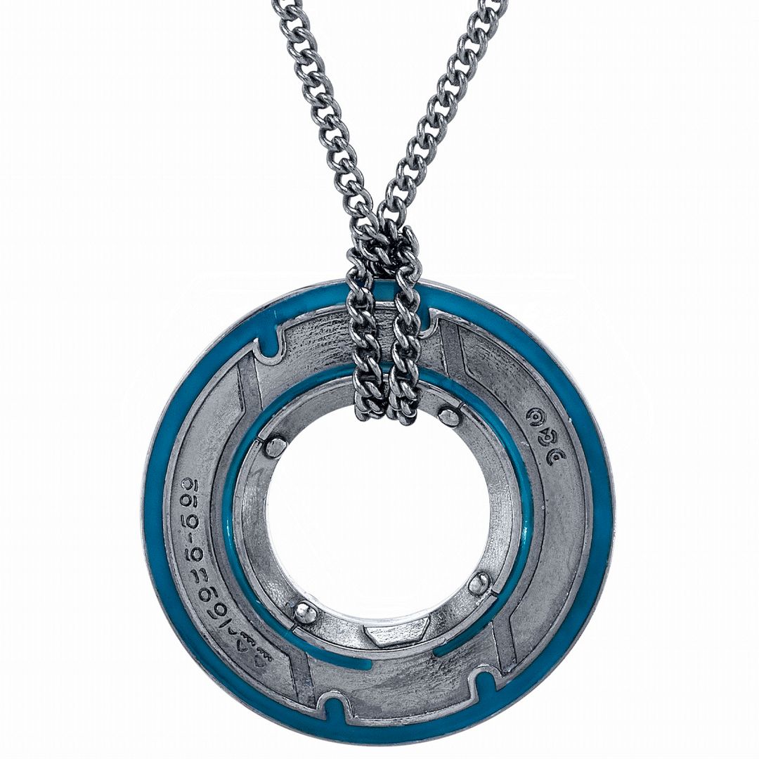 Disney X RockLove TRON LEGACY Flynn Identity Disc Necklace
