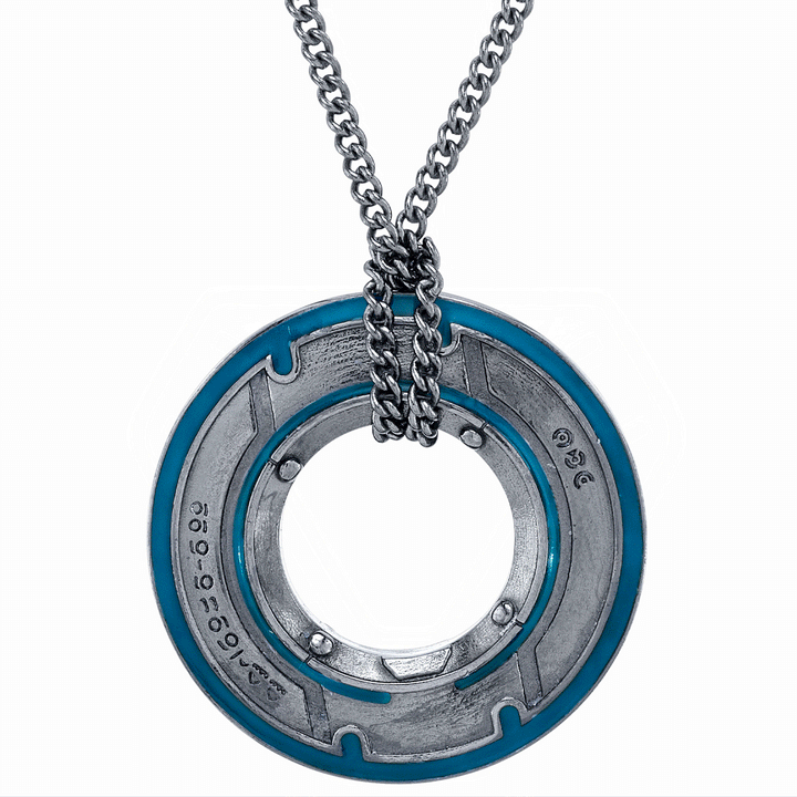 Disney X RockLove TRON LEGACY Flynn Identity Disc Necklace