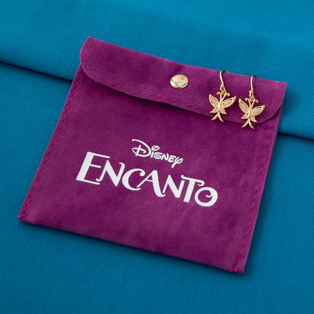 Disney X RockLove ENCANTO Mirabel Golden Butterfly Earrings