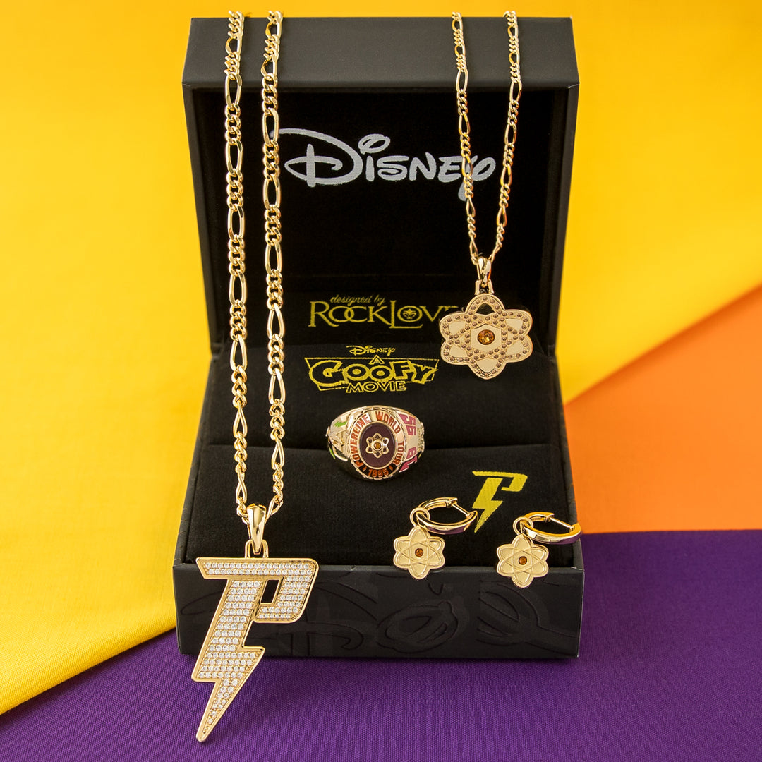 Disney X RockLove DISNEY A GOOFY MOVIE Powerline World Tour Bolt Necklace