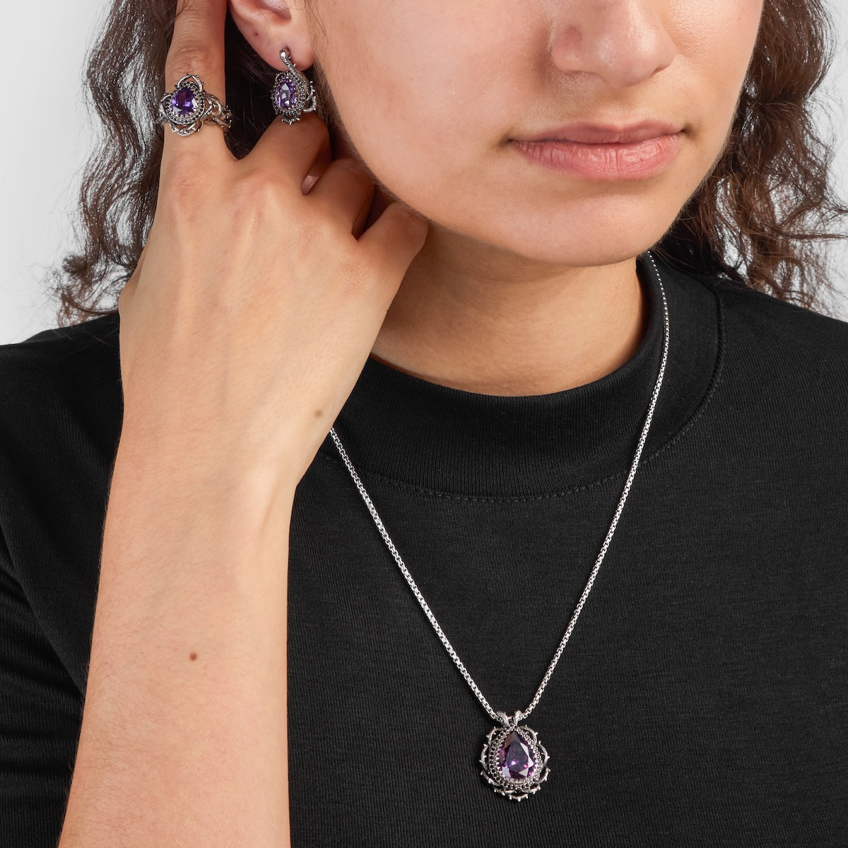 Disney X RockLove DISNEY VILLAINS Maleficent Malicious Necklace