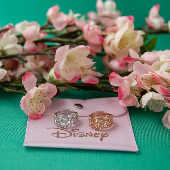 Disney X RockLove DISNEY MULAN Mulan Cherry Blossom Stacker Rings