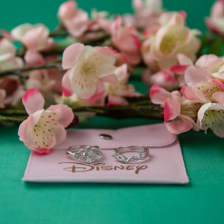 Disney X RockLove DISNEY MULAN Mulan Cherry Blossom Stacker Rings